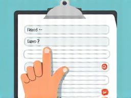 Illustration of a form being filled